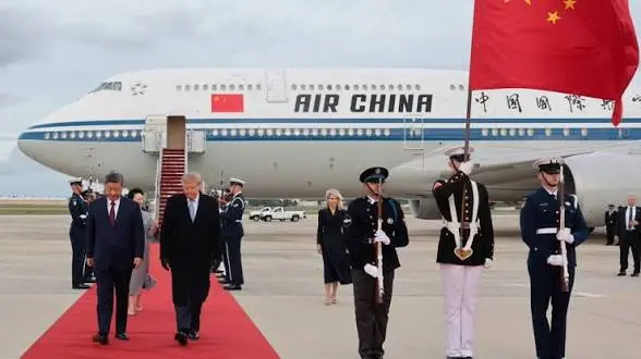 La visita de Estado ocurre más de una década después de la última visita de Xi a Washington./@polemon