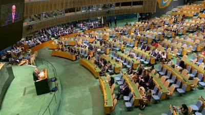 VIDEO: Delegados abandonan la ONU durante discurso del Primer Ministro de Israel