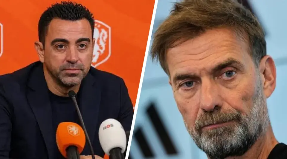 Xavi Hernández y Jürgen Klopp | ESPECIAL / AP