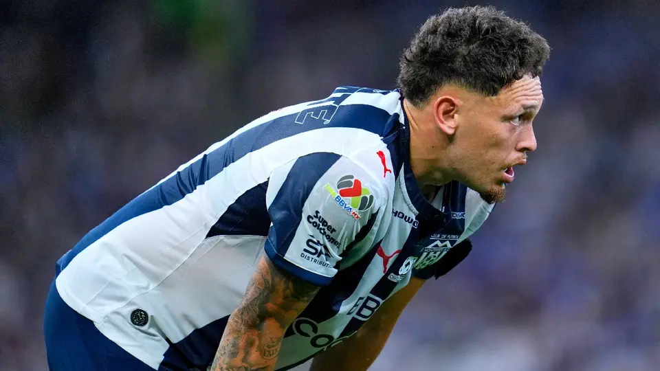 Lucas Ocampos en el partido de Monterrey ante Cruz Azul | MEXSPORT