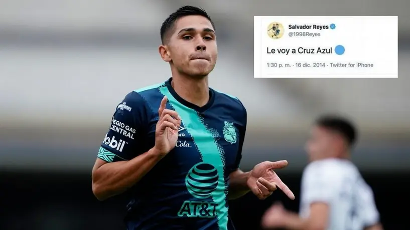 América: Salvador Reyes había expresado su afición por Cruz Azul en Twitter