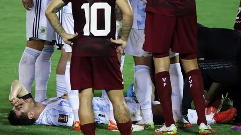 Messi: Adrián Martínez ofreció disculpas a la afición de Venezuela por la expulsión ante La Pulga