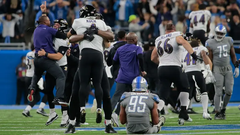NFL: Justin Tucker estableció récord con gol de campo de 66 yardas en triunfo de Ravens