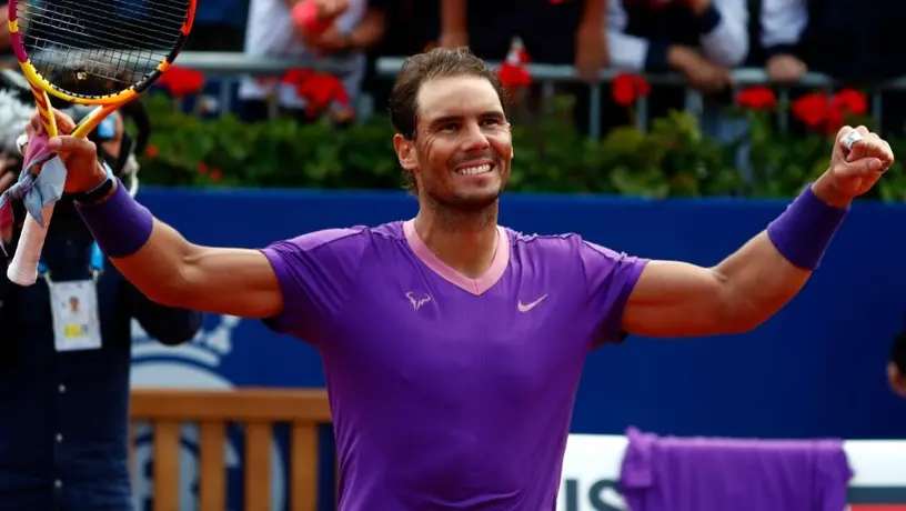 Rafael Nadal sorprendió al hijo de Neymar en su cumpleaños