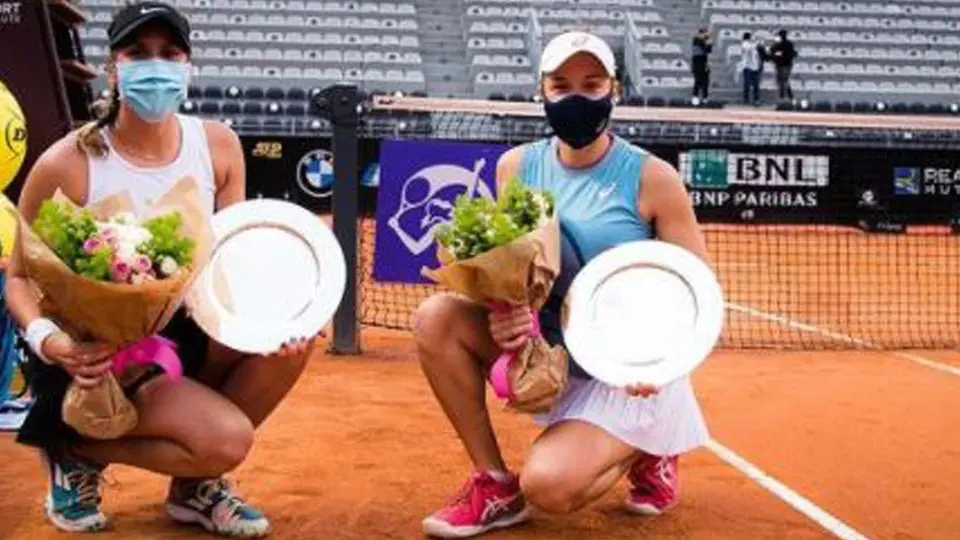 Giuliana Olmos, campeona de dobles en el Masters de Roma