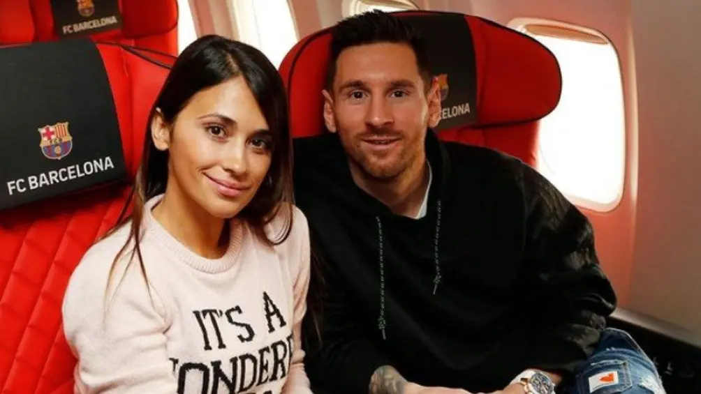 Lionel Messi junto a Antonela Roccuzzo | INSTAGRAM @LEOMESSI