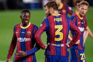 Piqué corrió a Dembélé de la foto de canteranos: 'Que vas a ser tú de La Masía...'