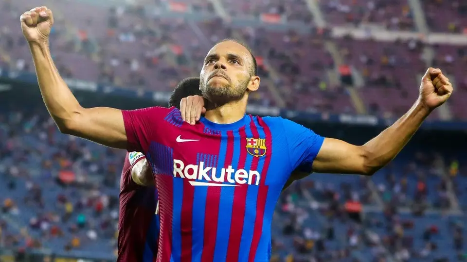 Barcelona: Martin Braithwaite, operado con éxito de la rodilla izquierda