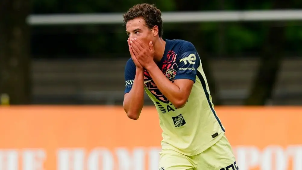 Esteban Lozano en un partido de América Sub 20 | IMAGO7