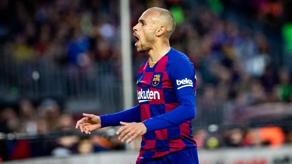 Barcelona: Martin Braithwaite podría ser baja hasta cuatro meses por lesión