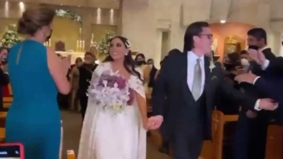 Antonio Rosique: Así fue la espectacular boda por la iglesia con Michelle Saide