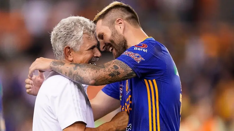 Tigres: André-Pierre Gignac despidió al Tuca Ferretti con emotivo mensaje