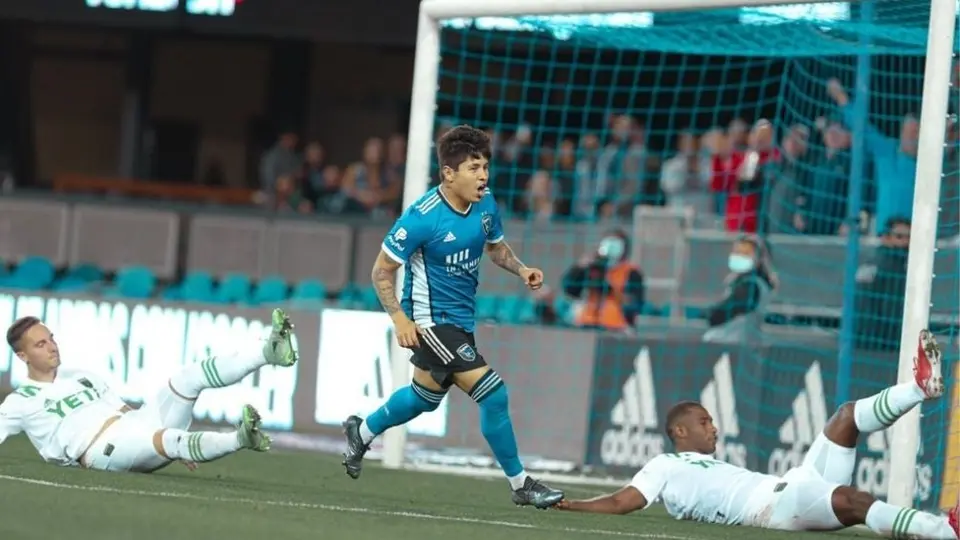 Chofis López y Carlos Fierro contribuyeron en la goleada de San José sobre Austin FC
