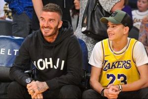 Romeo Beckham: Presumió su nuevo look parecido al de su padre David en el Real Madrid