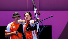 Gabriela Schloesser, la méxico-holandesa que ganó plata en tiro con arco mixto en Tokio 2020