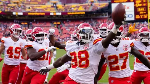 NFL: Mahomes y los Chiefs vienen de atrás y derrotan a Washington