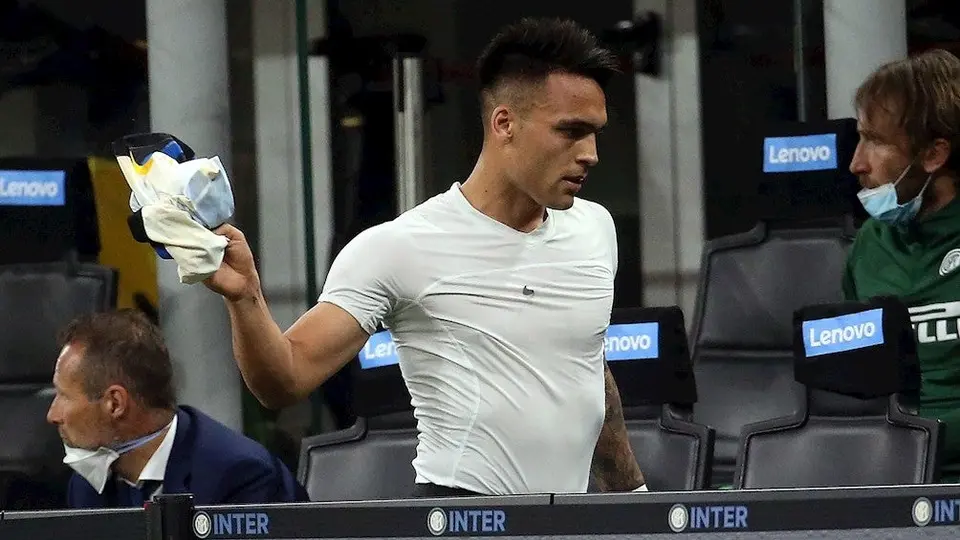Lautaro Martínez y Antonio Conte se pusieron los guantes de box para 'resolver' sus diferencias