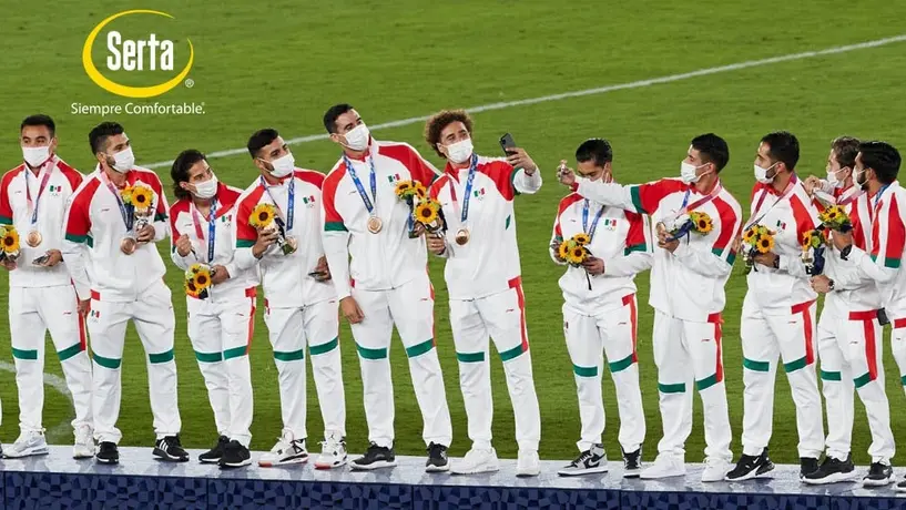 Tokio 2020: Así recibió el Tri Olímpico la medalla de bronce