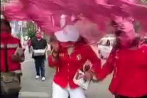 Candidata a diputada del PRI fue agredida con pintura en Naucalpan