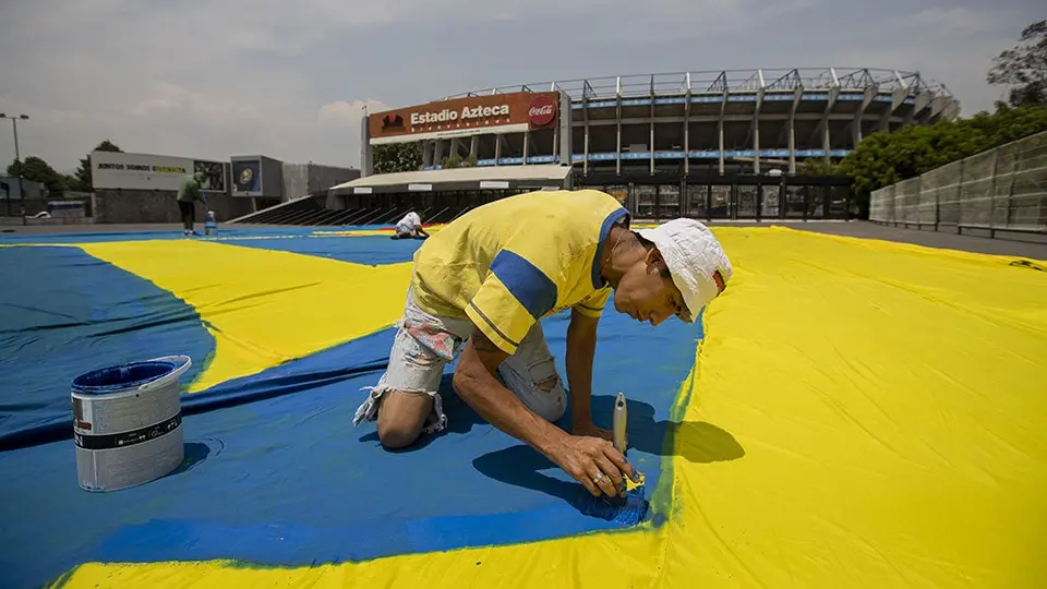 América: La Monumental preparó mega manta para el juego ante Cruz Azul