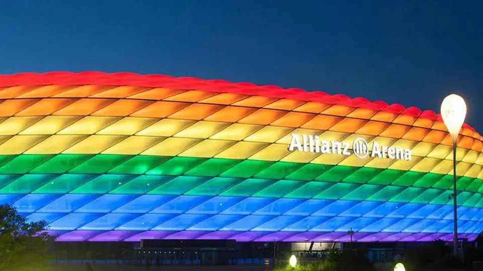 UEFA rechazó iluminar el Allianz Arena con la bandera LGTBI en el Alemania-Hungría