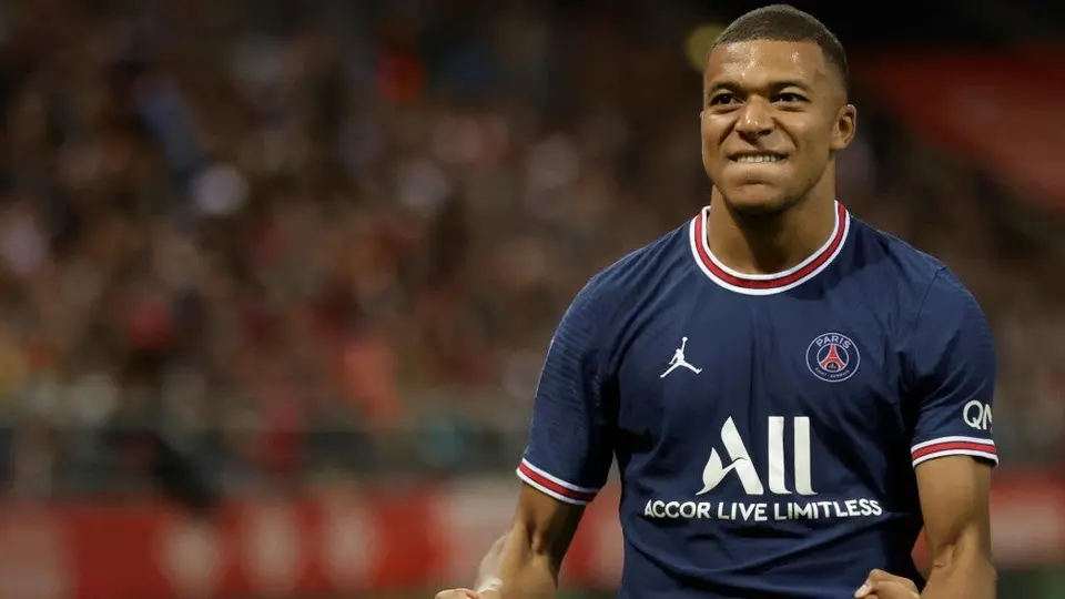 PSG: Mbappé anotó doblete en el debut de Messi frente al Reims