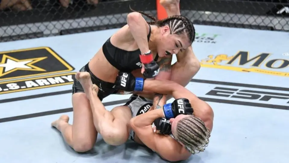 UFC: Tracy Cortez venció a Justin Kish y va rumbo a su primera lucha titular