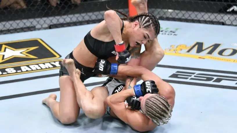 UFC: Tracy Cortez venció a Justin Kish y va rumbo a su primera lucha titular