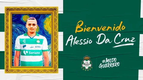 Santos: Holandés Alessio Da Cruz, nuevo delantero lagunero