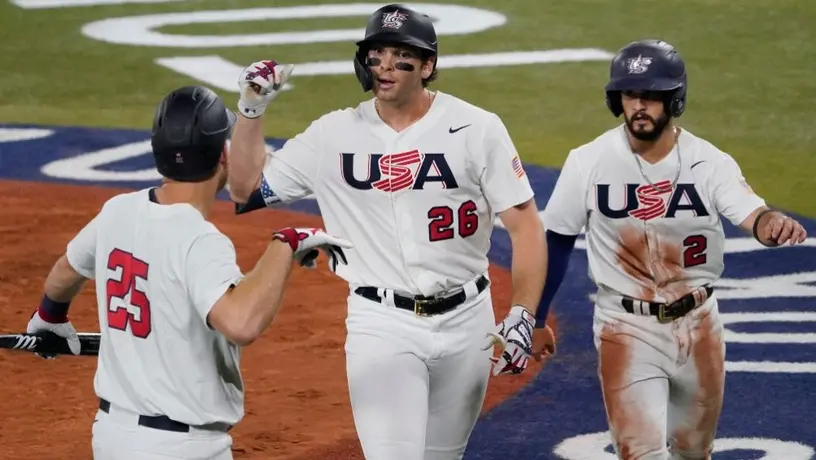 Tokio 2020: Estados Unidos venció a Corea del Sur y jugará la Final de beisbol ante Japón