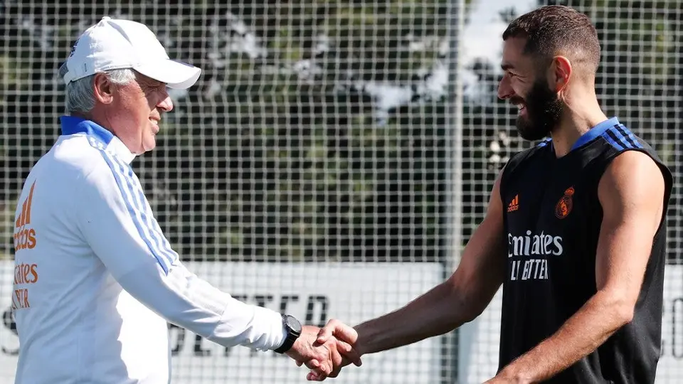 Real Madrid: Karim Benzema se incorporó con el conjunto blanco tras vencer al Covid-19
