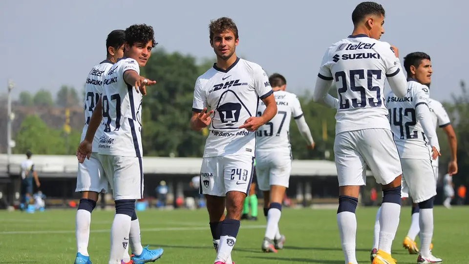 Pumas Sub 17 goleó 8-2 al América en el Clásico Capitalino
