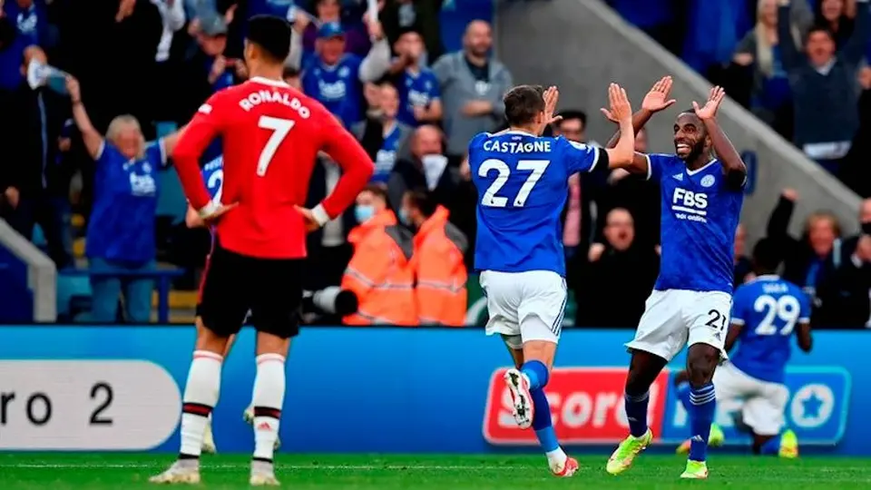 Premier League: Manchester United y Cristiano, 'aplastados' por Leicester City
