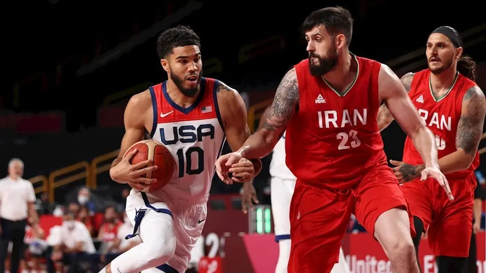 Tokio 2020: Estados Unidos se reivindicó y aplastó a Irán en basquetbol