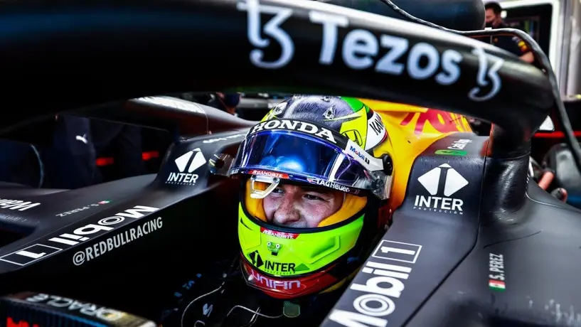 Checo Pérez ansioso de llegar a Baku: 'Nuestro ritmo en carrera está a la par los mejores'