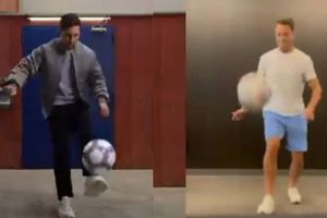 Chicharito Hernández y Lionel Messi se 'unieron' para hacer reto en Tik Tok