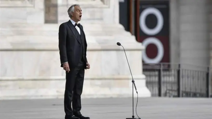 Andrea Bocelli cantará en la ceremonia de apertura de la Euro 2020
