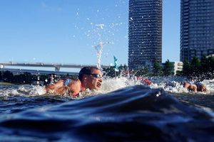 Tokio 2020: Daniel Delgadillo quedó entre los primeros 20 lugares de natación en agua abierta
