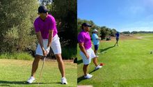 Rafael Nadal: Marcha segundo en el Campeonato de Baleares de golf