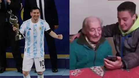 Lionel Messi: Mandó un conmovedor mensaje a un fan de 100 años