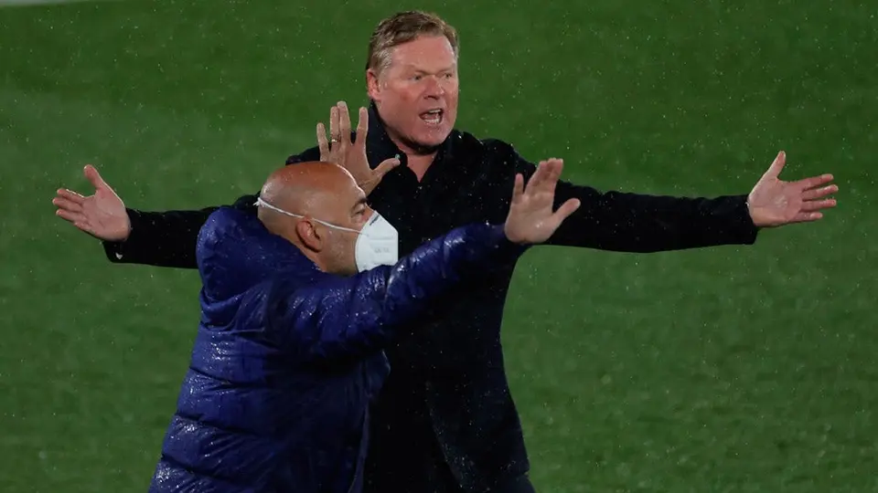Koeman tras derrota del Barça: 'El penalti es clarísimo, una vez más tenemos que callarnos'