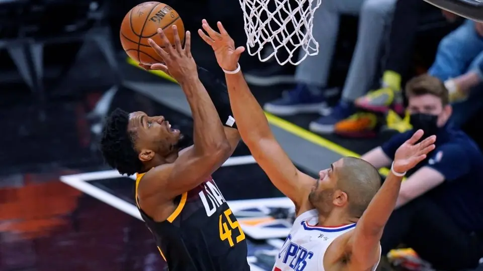 NBA: Jazz derrotó a los Clippers con una brillante actuación de Donovan Mitchell
