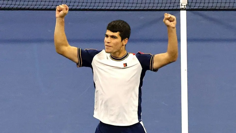 Carlos Alcaraz, el cuartofinalista más joven del US Open desde 1963