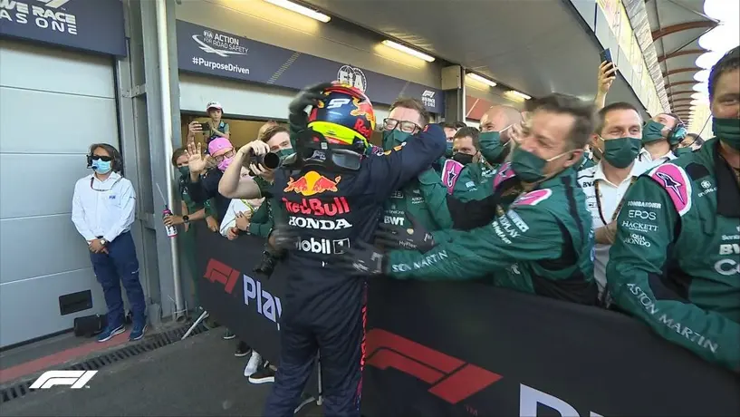Vettel y Aston Martin celebraron triunfo de Checo Pérez: "Feliz Navidad"