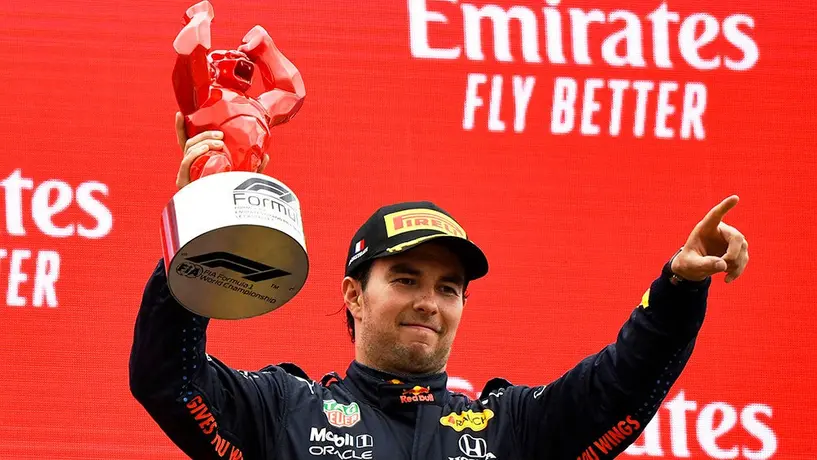 Checo Pérez subió al podio con el tercer lugar del Gran Premio de Francia