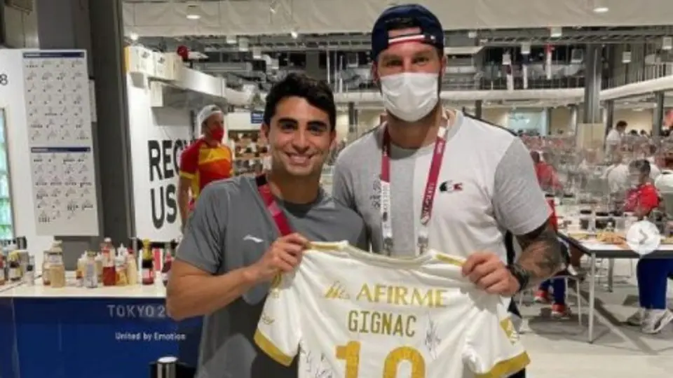 André-Pierre Gignac: Coincidió y convivió con atletas mexicanos en Tokio