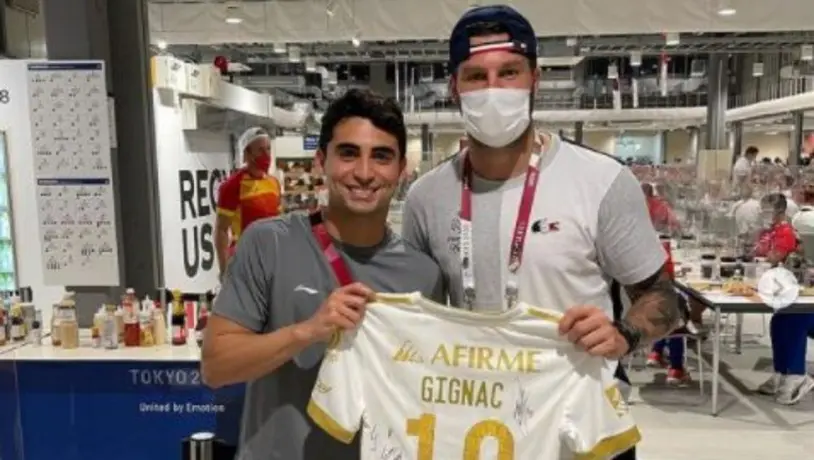 André-Pierre Gignac: Coincidió y convivió con atletas mexicanos en Tokio