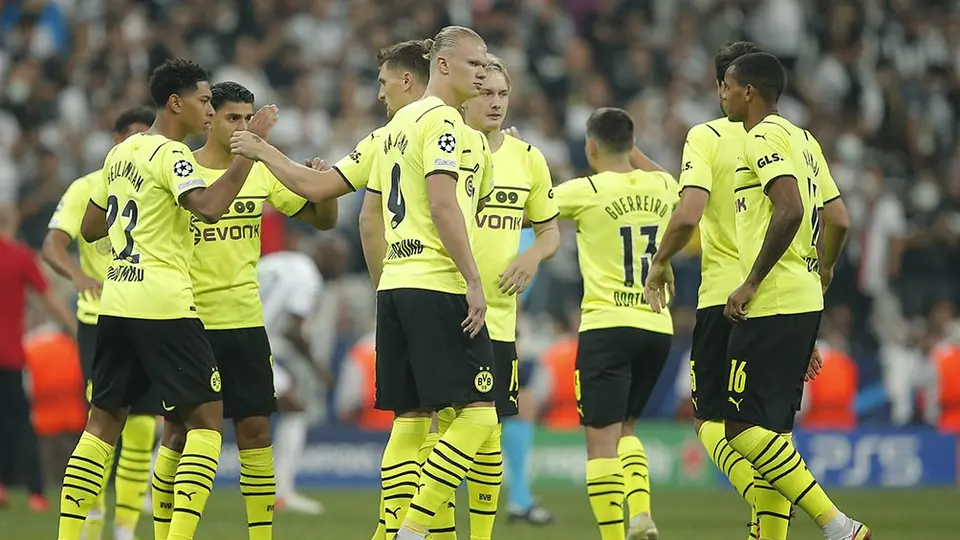 Champions: Haaland le dio al Borussia Dortmund la victoria sobre Besiktas