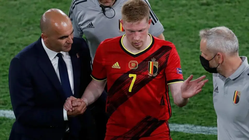 Eurocopa: De Bruyne salió de cambio en el Bélgica vs Portugal por posible lesión