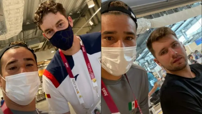Memo Ochoa convivió con Pau Gasol y Luka Doncic en Villa Olímpica